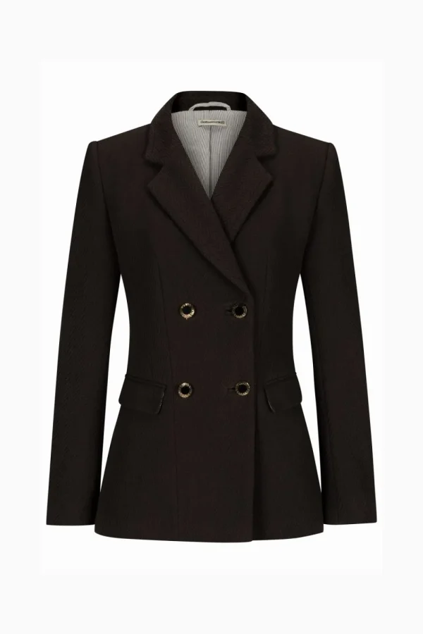 Blazer^Gottseidank Damenjacke Gesa kaviarschwarz