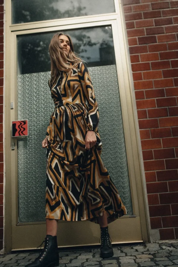 Kleider^Gottseidank Damenkleid Lima curry