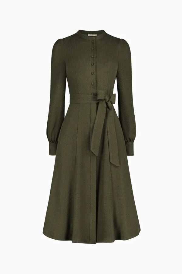Kleider^Gottseidank Damenkleid Rahel oliv