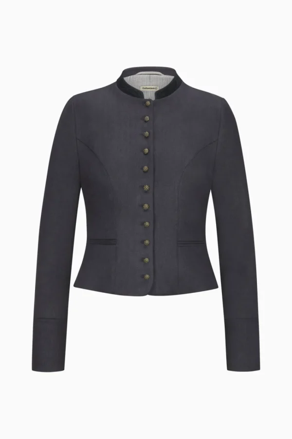 Jacken^Gottseidank Damenmiederjacke Barbara schwarzblau