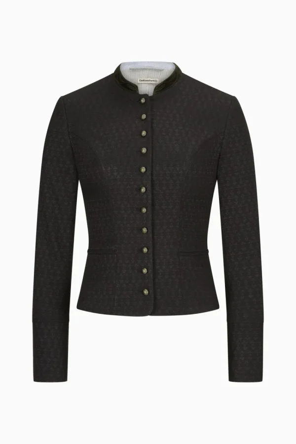 Jacken^Gottseidank Damenmiederjacke Barbara schwarz