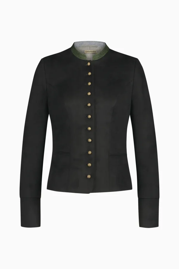 Jacken^Gottseidank Damenmiederjacke Barbara schwarz