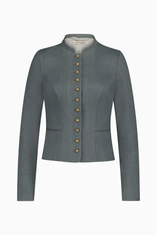 Jacken^Gottseidank Damenmiederjacke Barbara agave