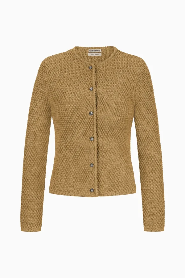 Strick^Gottseidank Damenstrickjacke Agnes Camel