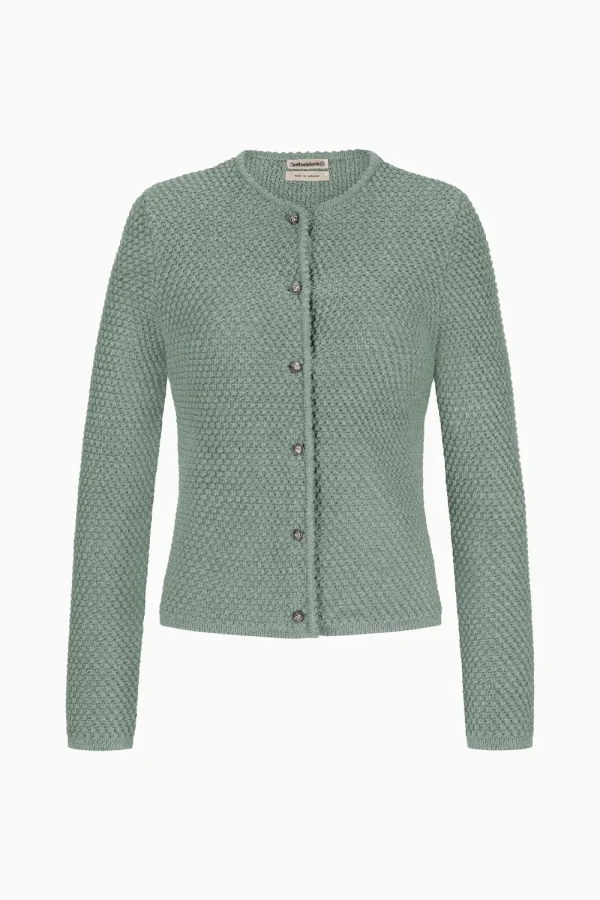 Strick^Gottseidank Damenstrickjacke Agnes Eukalyptus