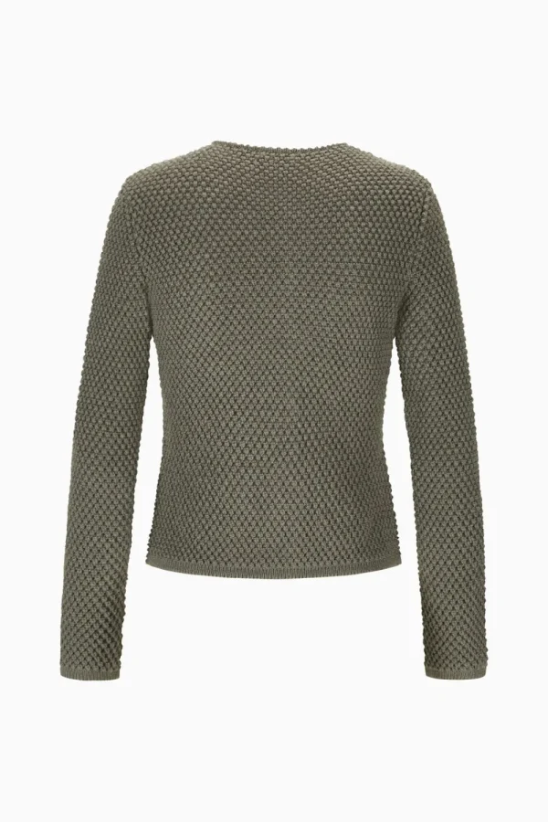 Strick^Gottseidank Damenstrickjacke Agnes thymian