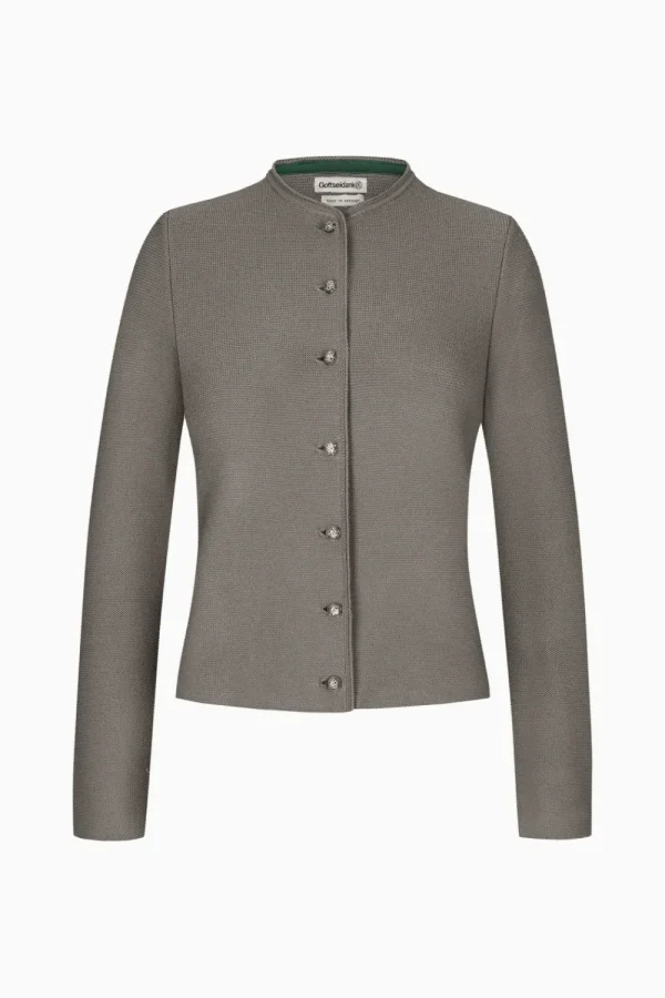 Strick^Gottseidank Damenstrickjacke Aloisia Uni horn
