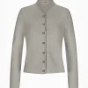 Strick^Gottseidank Damenstrickjacke Anna Uni möwengrau