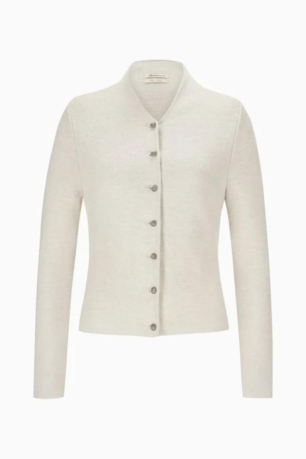 Strick^Gottseidank Damenstrickjacke Anna Uni chamois