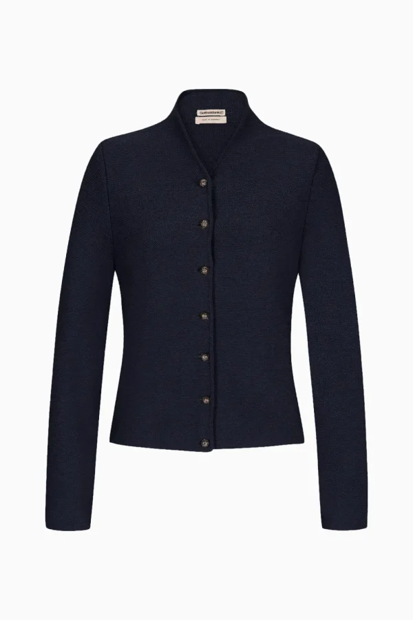 Strick^Gottseidank Damenstrickjacke Anna Uni marine