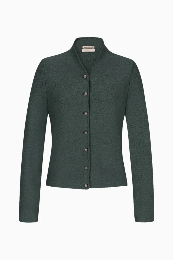 Strick^Gottseidank Damenstrickjacke Anna Uni Rosmarin