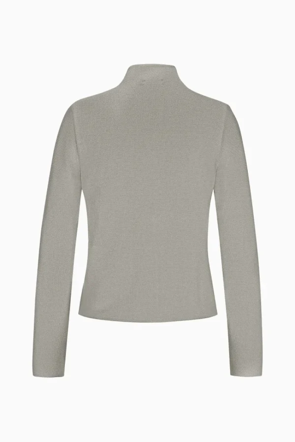 Strick^Gottseidank Damenstrickjacke Anna Uni möwengrau