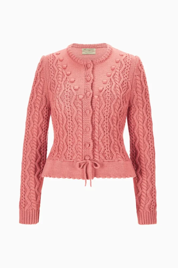 Strick^Gottseidank Damenstrickjacke Lene nelkenrosa