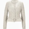 Strick^Gottseidank Damenstrickjacke Lene chamois