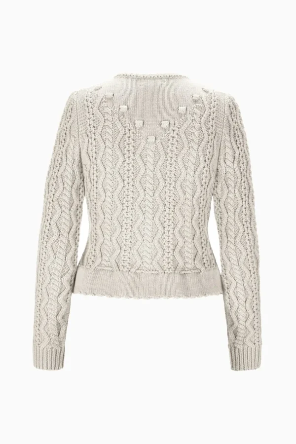 Strick^Gottseidank Damenstrickjacke Lene chamois