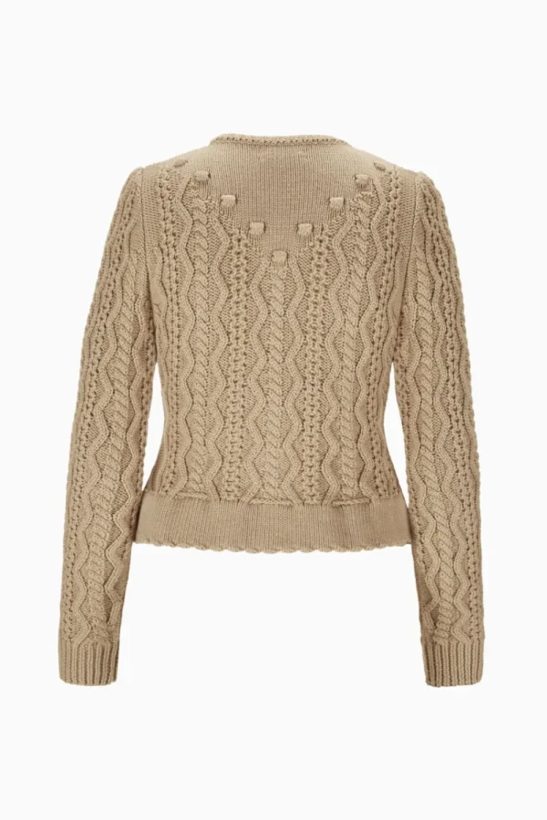Strick^Gottseidank Damenstrickjacke Lene camel