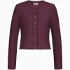 Strick^Gottseidank Damenstrickjacke Mirl beere