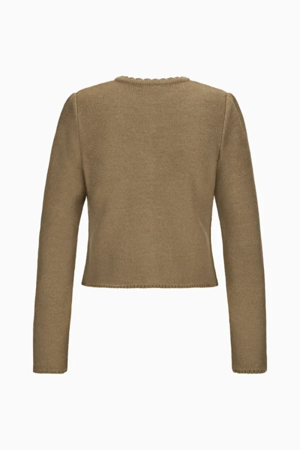 Strick^Gottseidank Damenstrickjacke Mirl haselnuss
