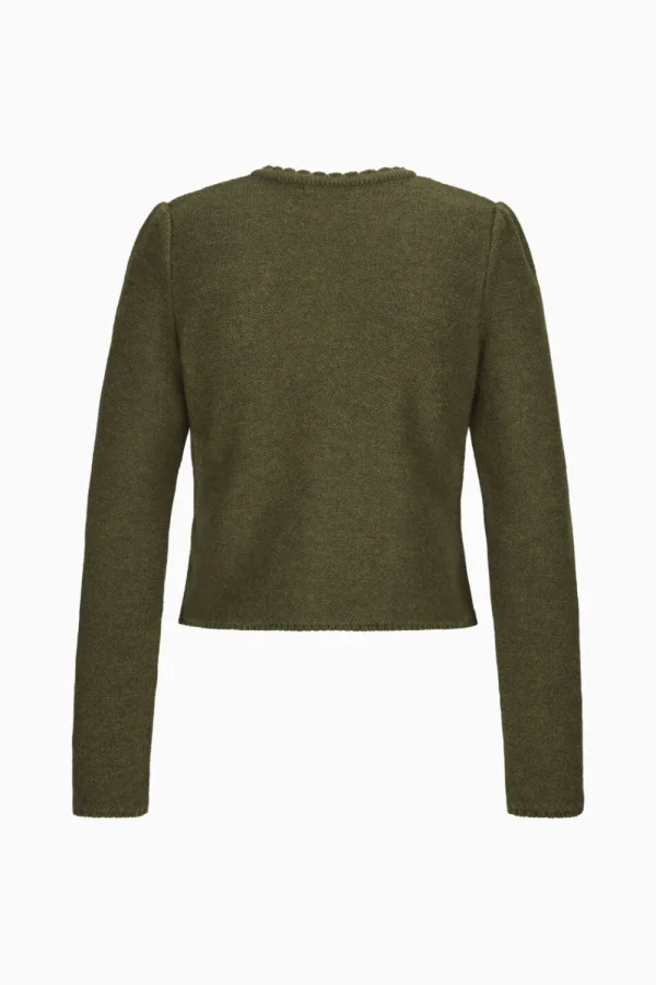 Strick^Gottseidank Damenstrickjacke Mirl olivbraun