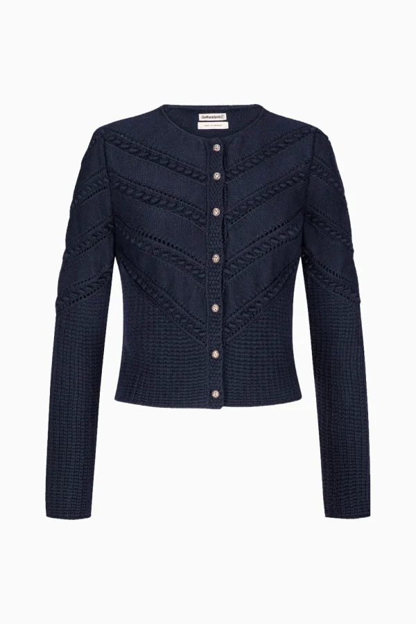 Strick^Gottseidank Damenstrickjacke Ophelia Marine