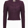 Strick^Gottseidank Damenstrickjacke Ophelia beere