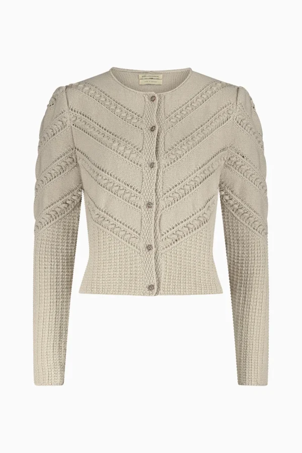 Strick^Gottseidank Damenstrickjacke Ophelia chamois