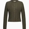 Strick^Gottseidank Damenstrickjacke Sophia olivbraun