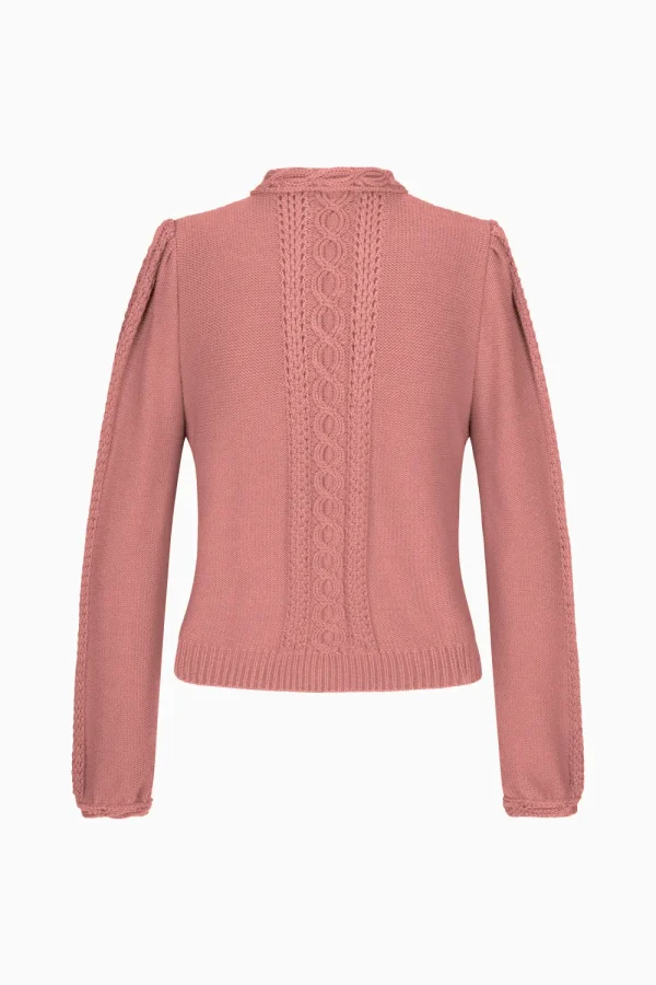 Strick^Gottseidank Damenstrickjacke Ulla nelkenrosa