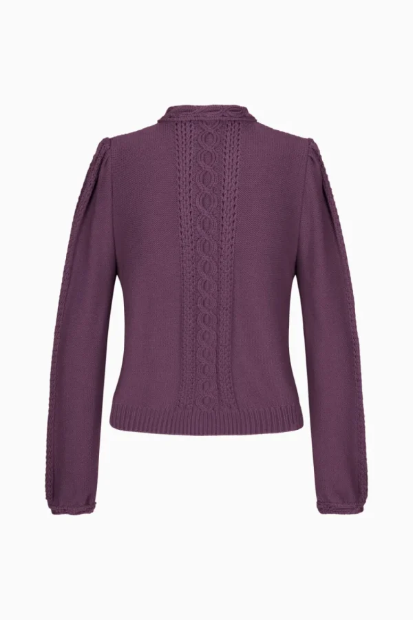 Strick^Gottseidank Damenstrickjacke Ulla midnight lilac