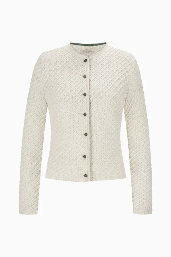 Strick^Gottseidank Damenstrickjacke Vevi Uni chamois