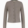 Strick^Gottseidank Damenstrickjacke Vevi Uni horn