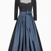 Dirndl^Gottseidank Dirndl Amrei nachtblau