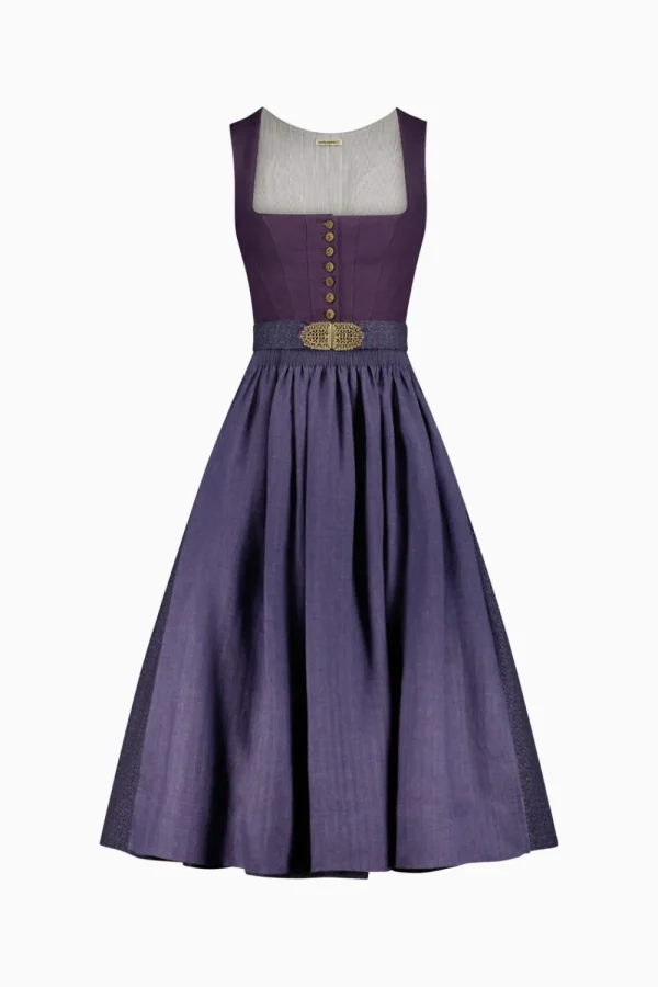 Dirndl^Gottseidank Dirndl Annabelle brombeer