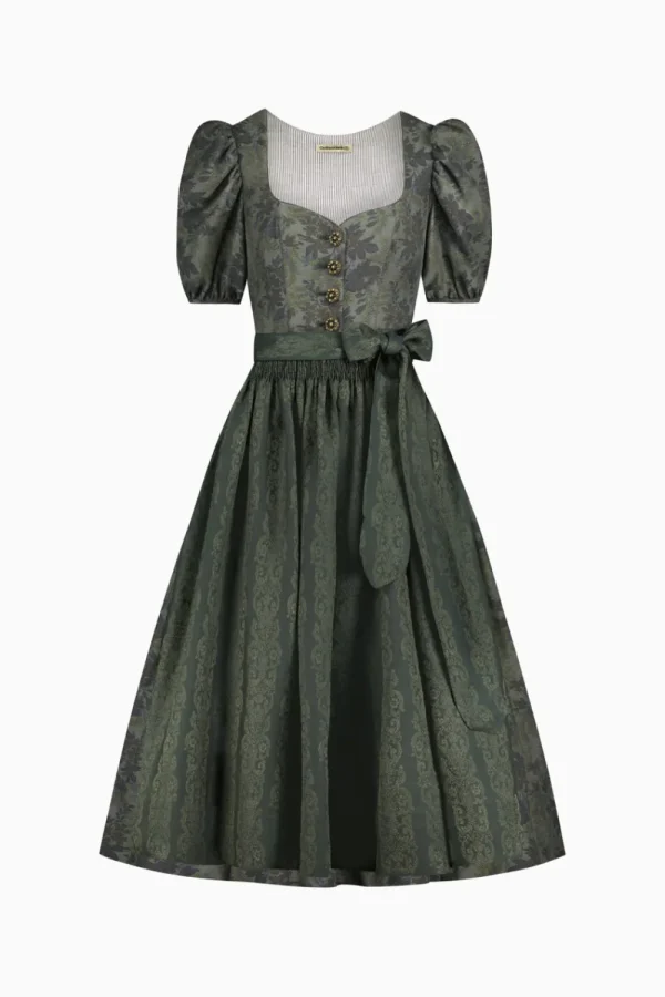Dirndl^Gottseidank Dirndl Carolina flaschengrün