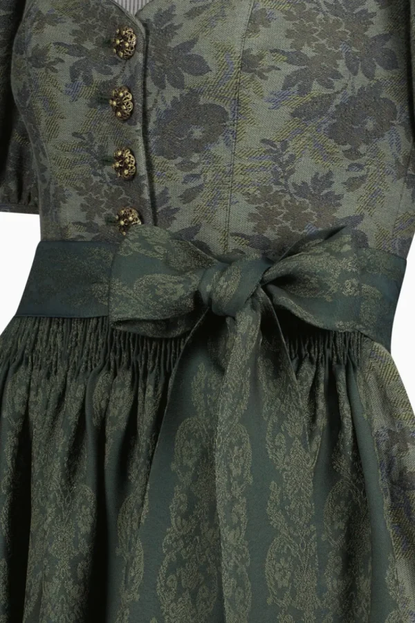 Dirndl^Gottseidank Dirndl Carolina flaschengrün