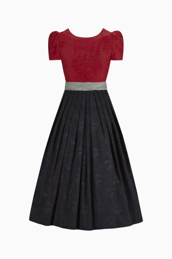 Dirndl^Gottseidank Dirndl Evi kirschrot