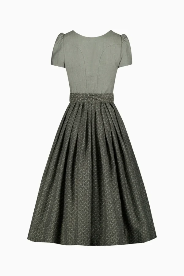 Dirndl^Gottseidank Dirndl Hanne grey green