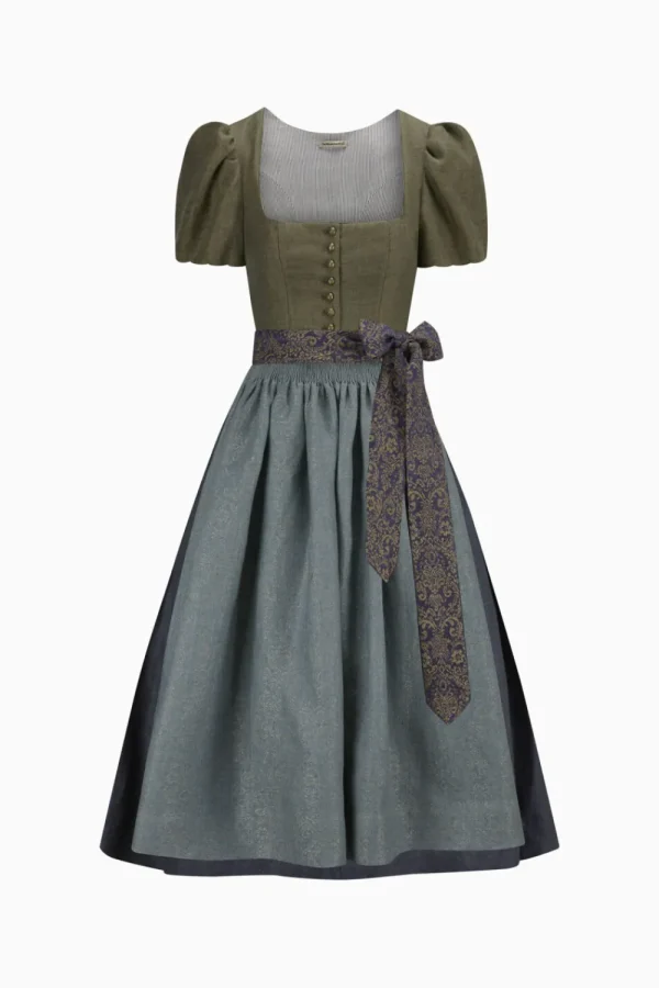 Dirndl^Gottseidank Dirndl Laura khaki