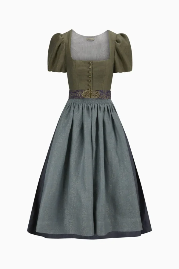 Dirndl^Gottseidank Dirndl Laura khaki