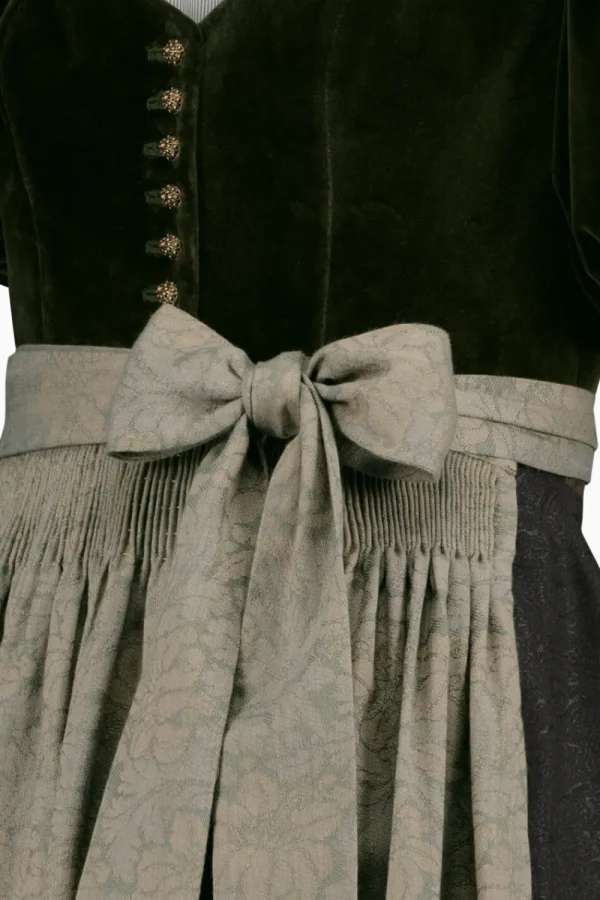 Dirndl^Gottseidank Dirndl Lina bronzegrün