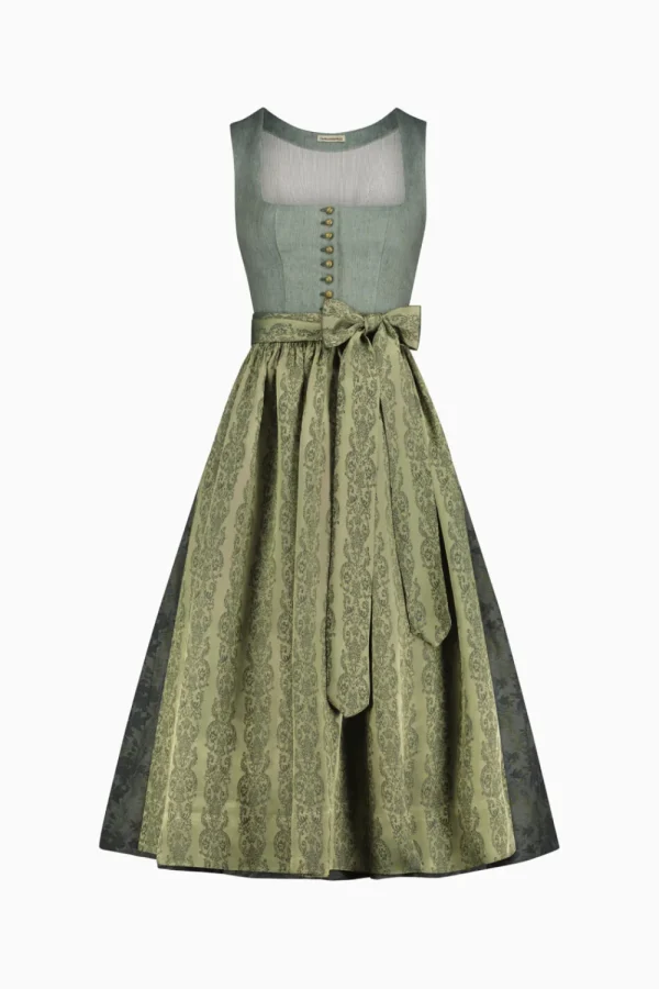 Dirndl^Gottseidank Dirndl Monika taubenblau