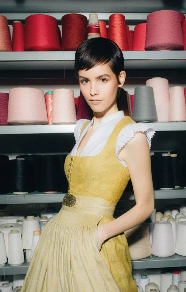 Dirndl^Gottseidank Dirndl Monika champagner