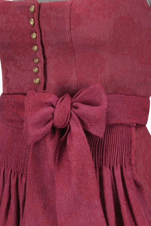 Dirndl^Gottseidank Dirndl Monika ziegelrot
