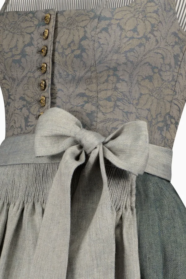 Dirndl^Gottseidank Dirndl Monika nebelblau