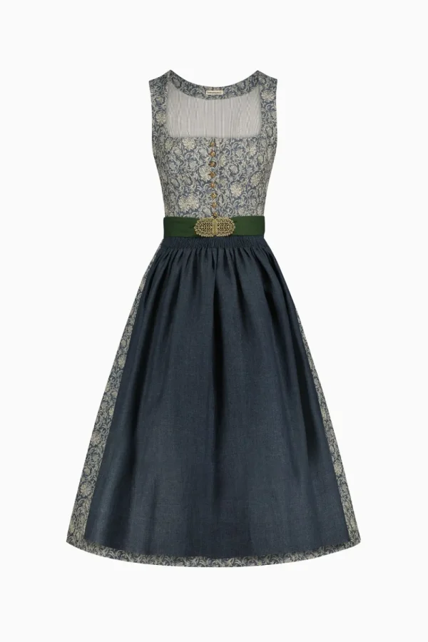 Dirndl^Gottseidank Dirndl Monika jeansblau