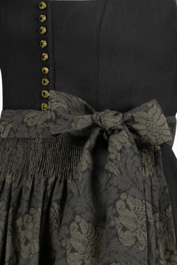 Dirndl^Gottseidank Dirndl MonikaB kaviarschwarz