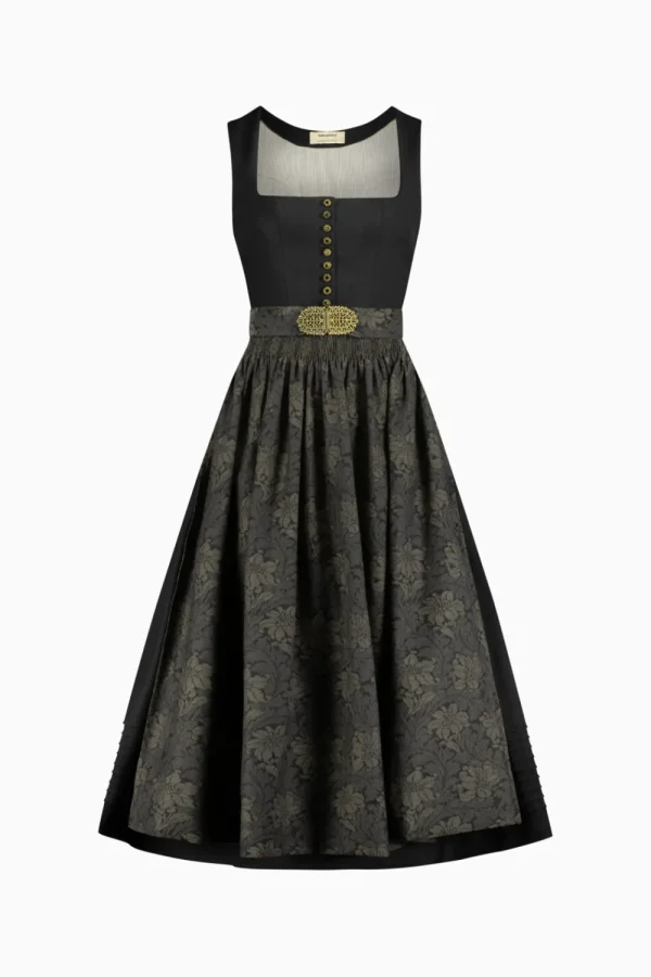 Dirndl^Gottseidank Dirndl MonikaB kaviarschwarz
