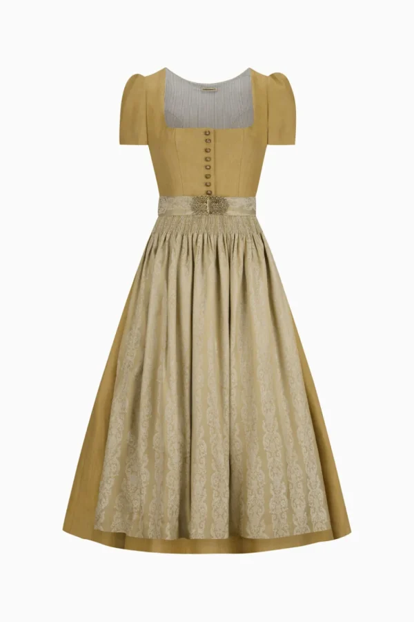 Dirndl^Gottseidank Dirndl Tessa zitrusgelb
