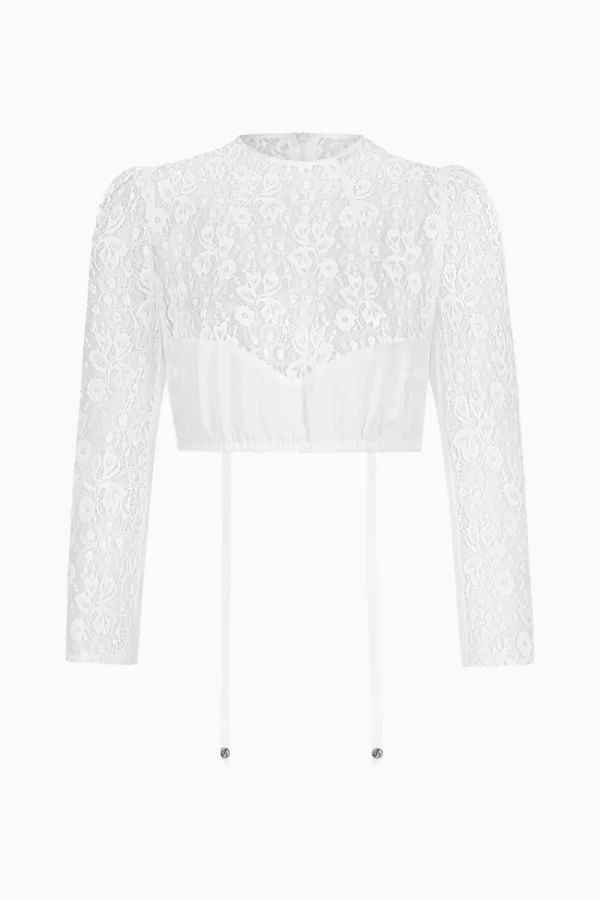 Blusen^Gottseidank Dirndlbluse Ernesta eierschale
