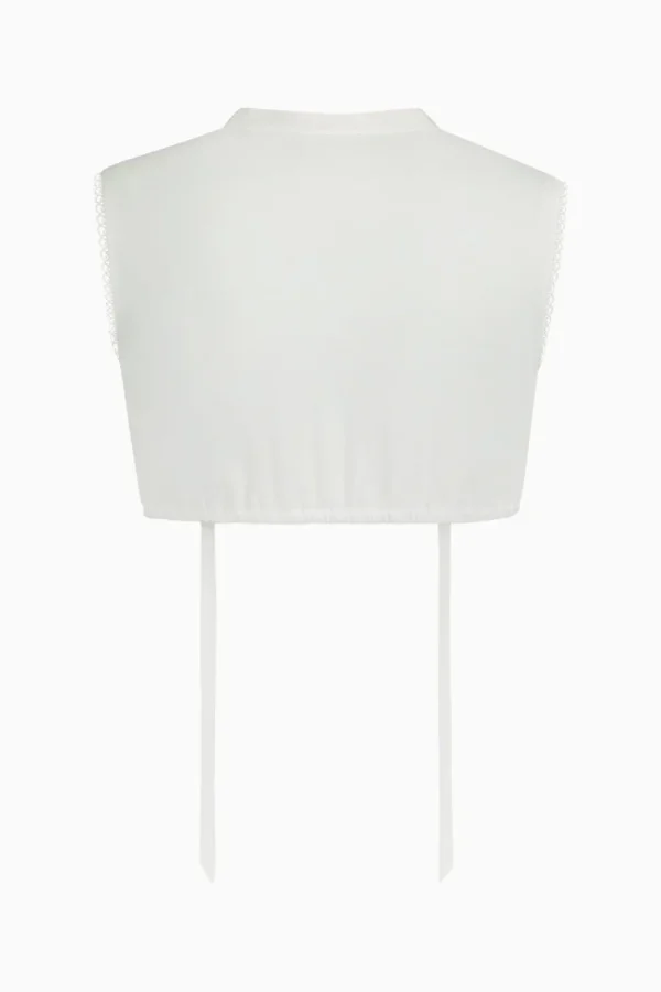 Blusen^Gottseidank Dirndlbluse Pompadour Weiss